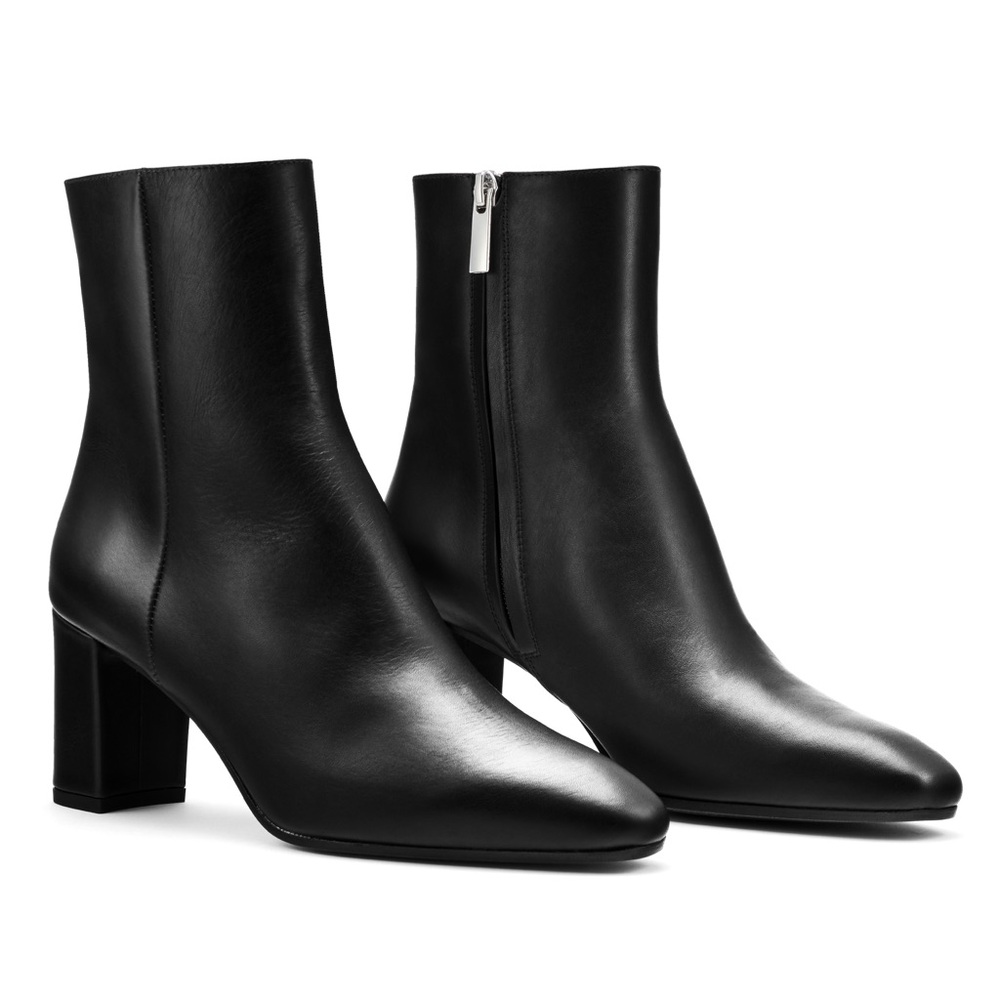 Inez Paz 90 Boots in Black Calf Leather size 7.5